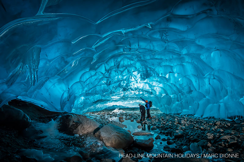 Head-Line Mountain Holidays, ice cave explore experience